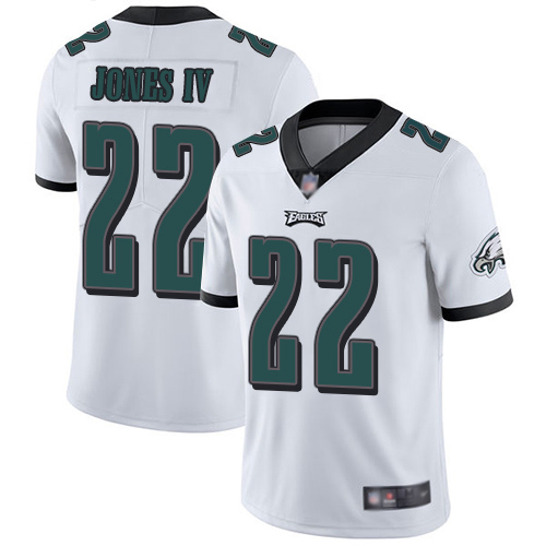 Men Philadelphia Eagles 22 Sidney Jones White Vapor Untouchable NFL Jersey Limited Player Football